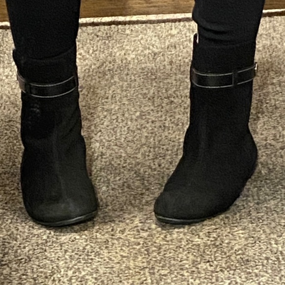 Vicini suede/leather boot. Made in Italy. Sz. 37.5 - Picture 9 of 16